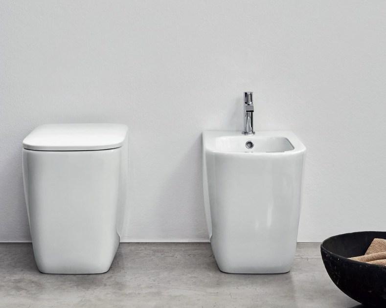 Приставной унитаз напольный Белый Nic Semplice Италия sun-id-1352227 - Вид №2