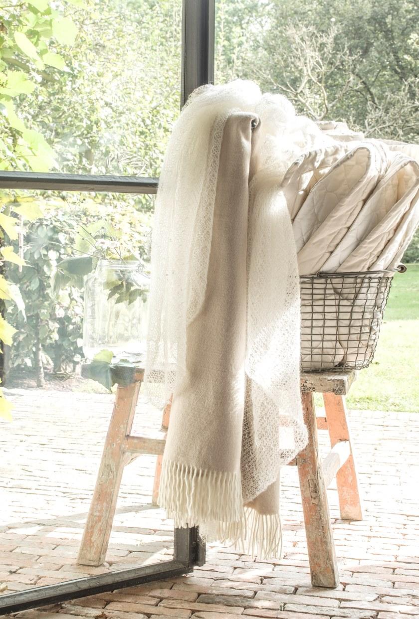 Alexandre Turpault Плед с твердой мишенью из альпаки sun-id-1373518 - Вид №6