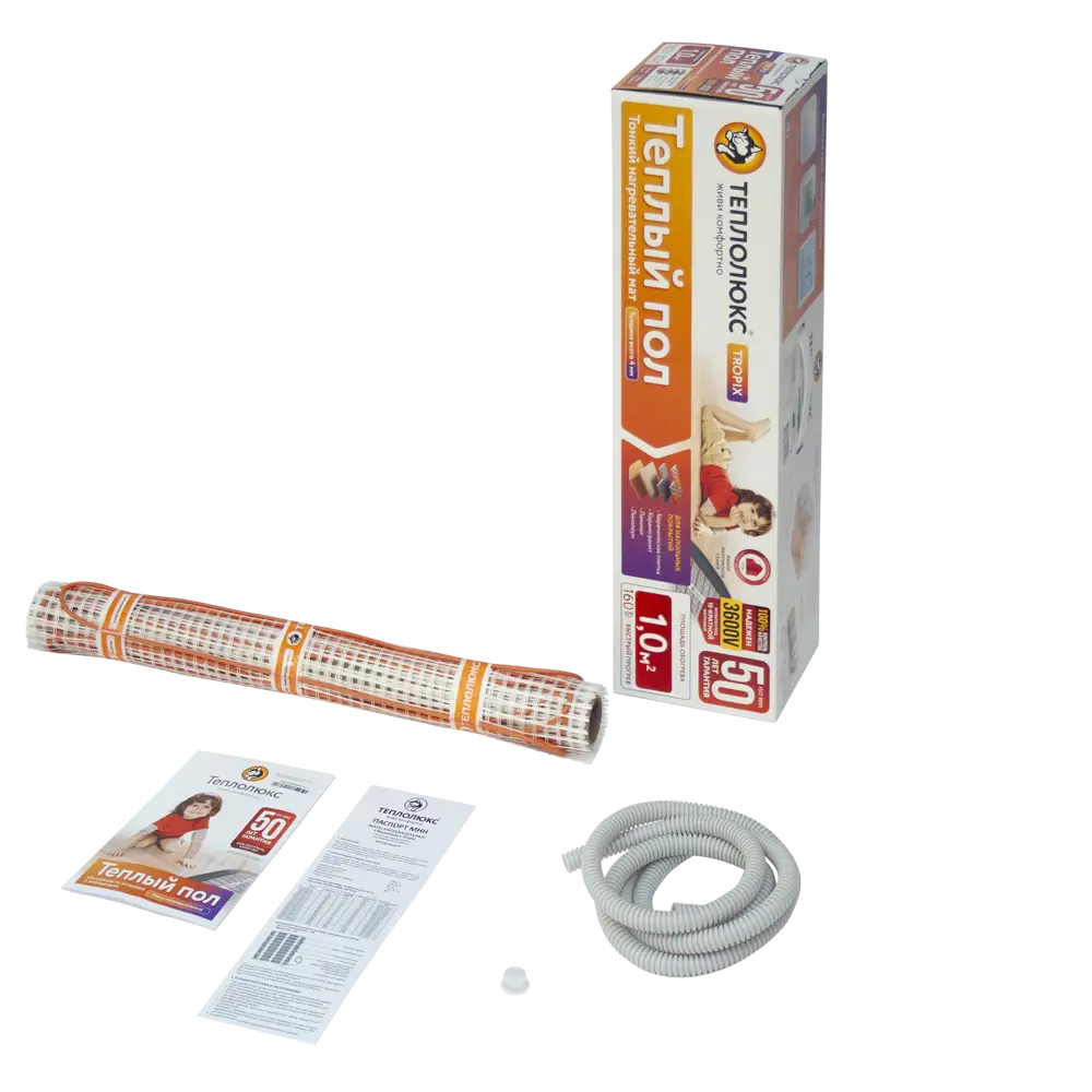 Теплолюкс Tropix - ультратонкий нагревательный мат для теплого пола 1 м² 160 Вт 82149962 STLM-0020413 - Вид №3