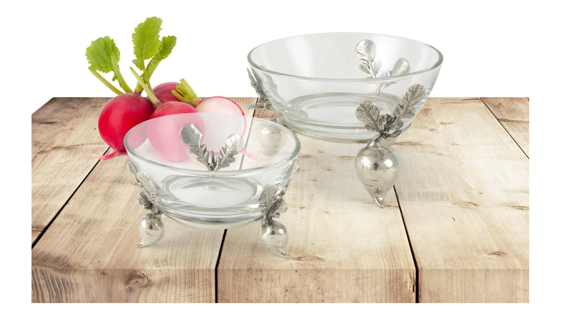 10648825 Vagabond House Конфетница Vagabond House Редис 13см, стекло Стекло  - Вид №2