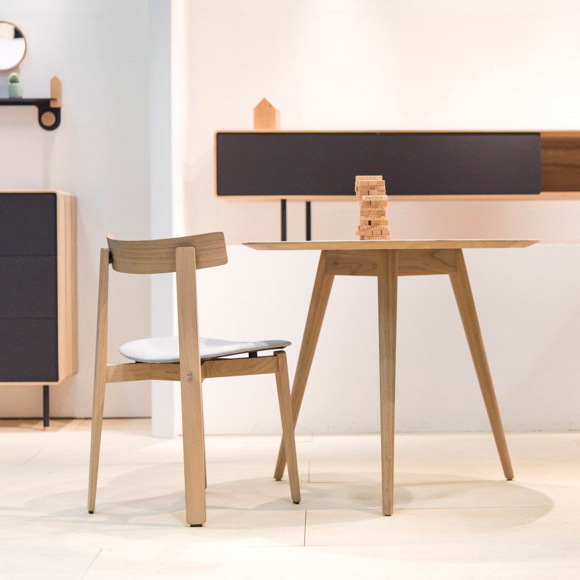 Круглый дубовый стол Gazzda Stafa ARCH-00041637 - Вид №6