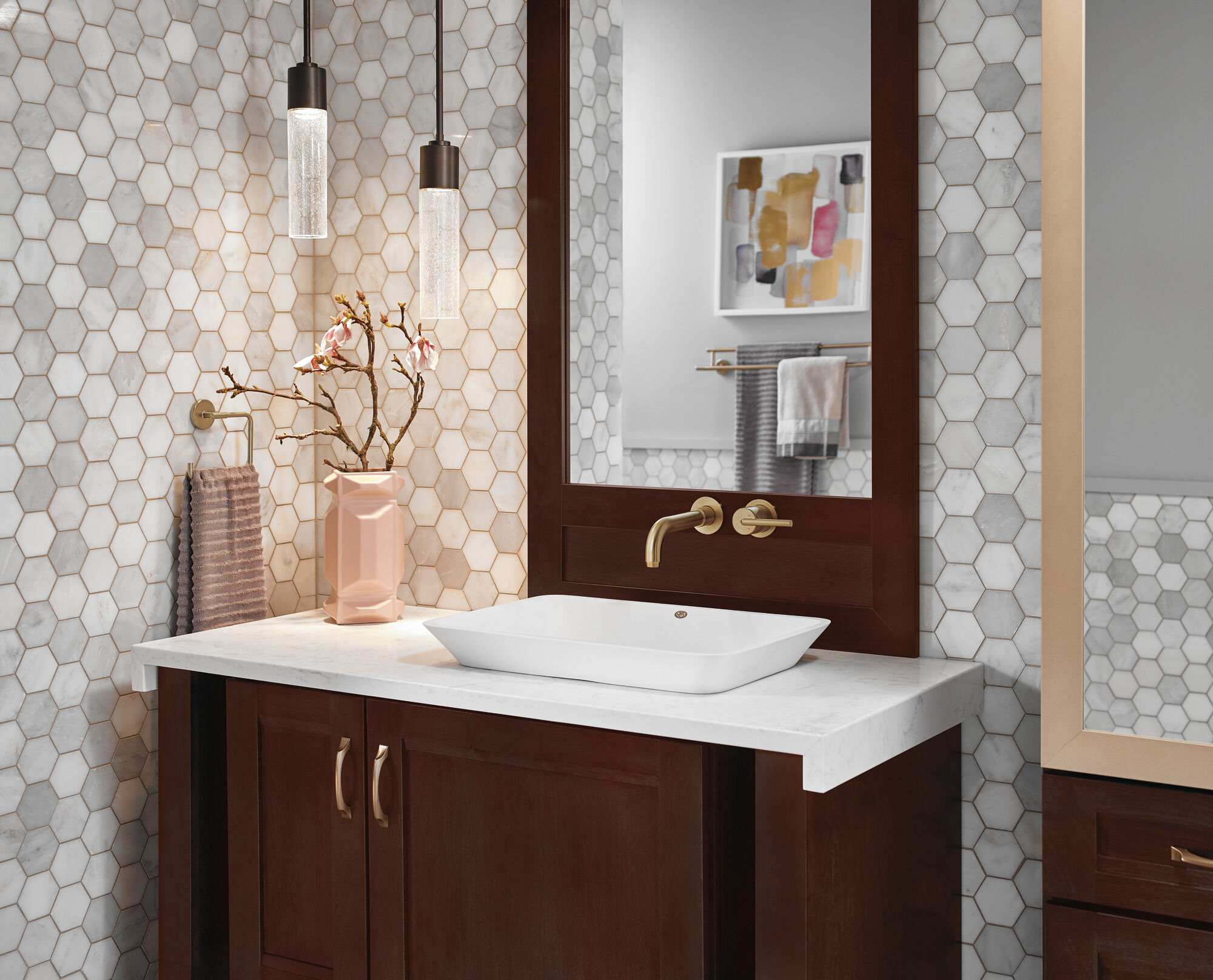 759460-CZ Кольцо для полотенца Delta Faucet Trinsic Шампанское бронза  - Вид №1