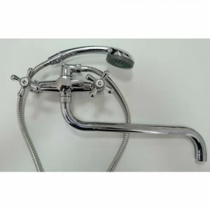 Orange OneLife P03-221cr Полимерный двухвентильный универсальный смеситель, хром Хром