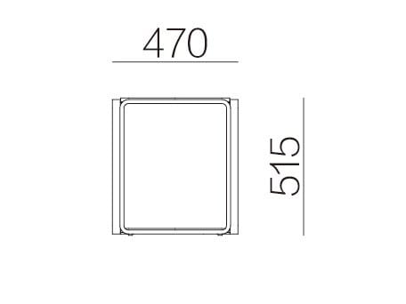 Квадратный журнальный столик с отсеком для хранения HC28 maison ANGLE ARCH-00047506 - Вид №2