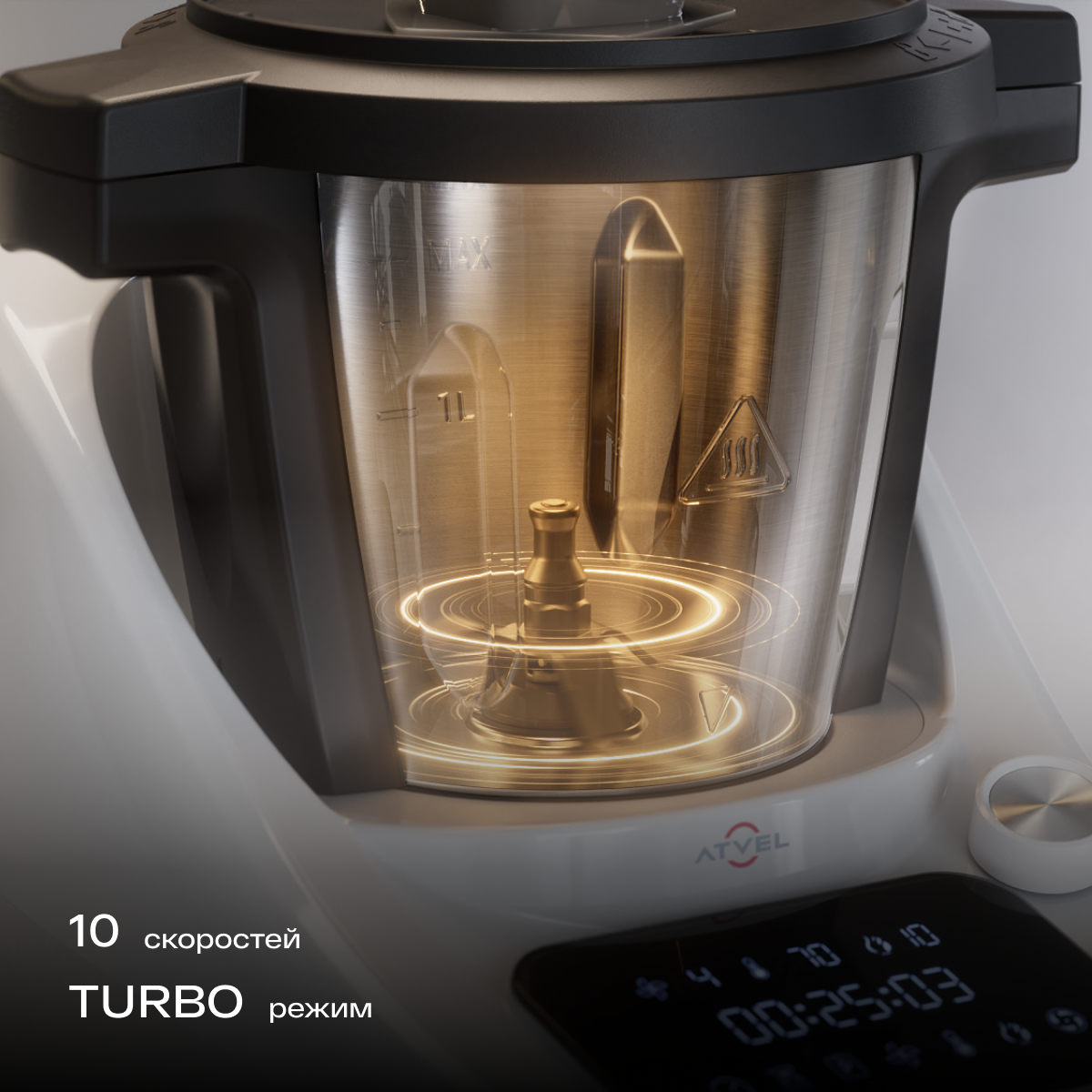 9252902 Кухонный комбайн Kitchenbot M1 43204 белый ATVEL STDN-0086723 - Вид №19