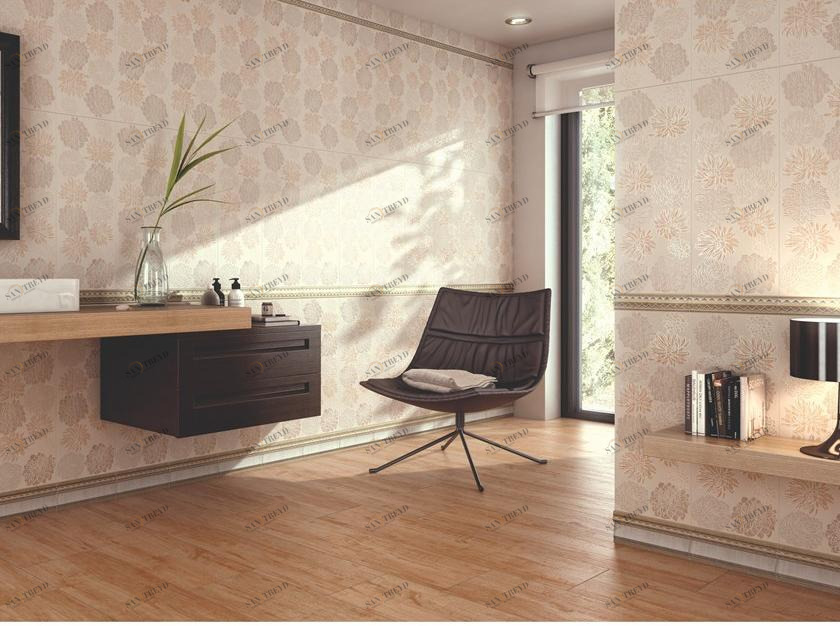 Aparici Белая плитка для стен с эффектом ткани sun-id-1387710