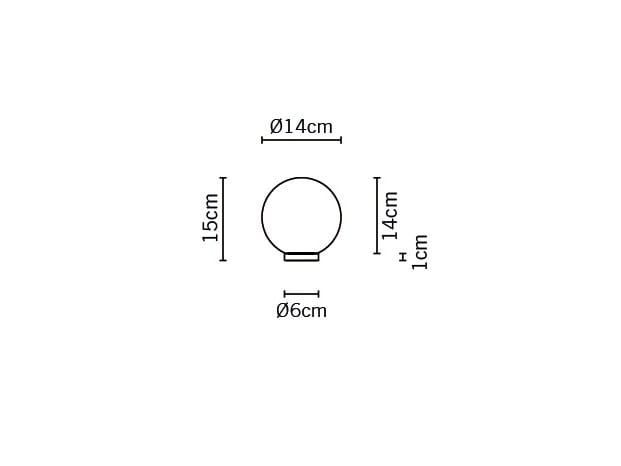 Настольная лампа из дутого стекла Fabbian Lumi Sphere ARCH-00024485 - Вид №8