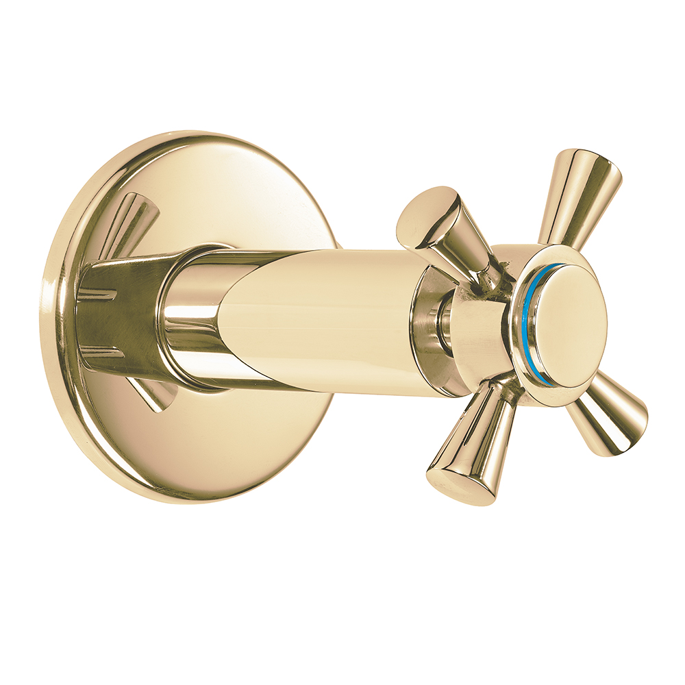 102851010  Скрытый прерывательный клапан Quadrille G 1/2 '' - золотой вид Eca 