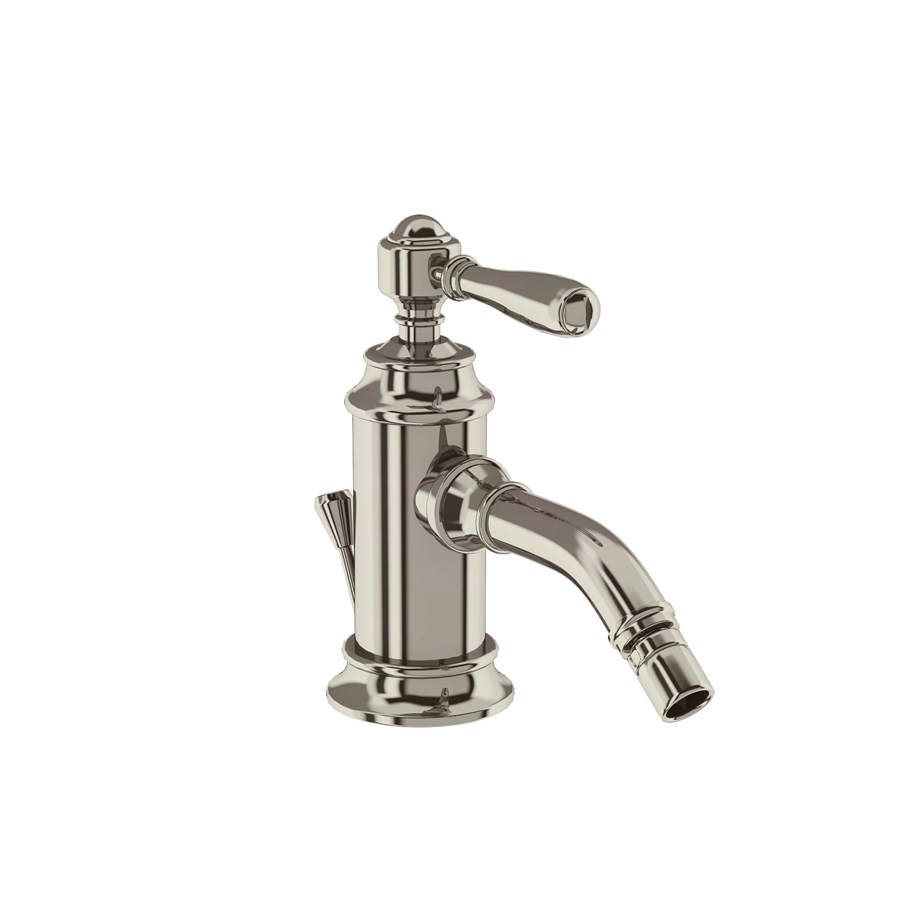 Burlington Arcade Смеситель для биде, однорычажный, Arcade, со сливным клапаном Хром с рукояткой Crosshead ACL13C  - Вид №2
