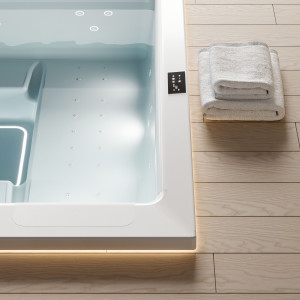 4-местный квадратный встраиваемый мини-бассейн