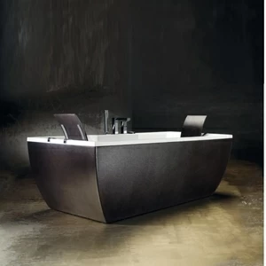 Ванна приставная с аэро и гидромассажем Kali Metal Corten 180 см