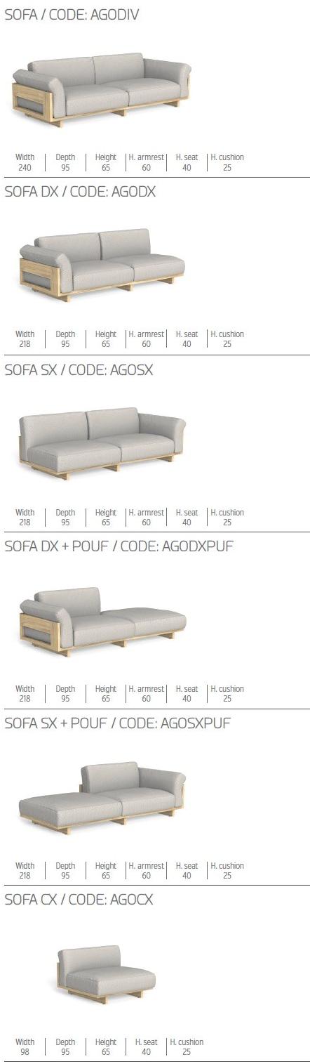 Talenti Садовый диван из модульной ткани Argo sun-id-1463075 - Вид №12