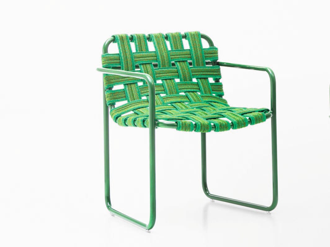 Алюминиевый стул с порошковым покрытием с подлокотниками Paola Lenti Балеарские острова ARCH-00124579