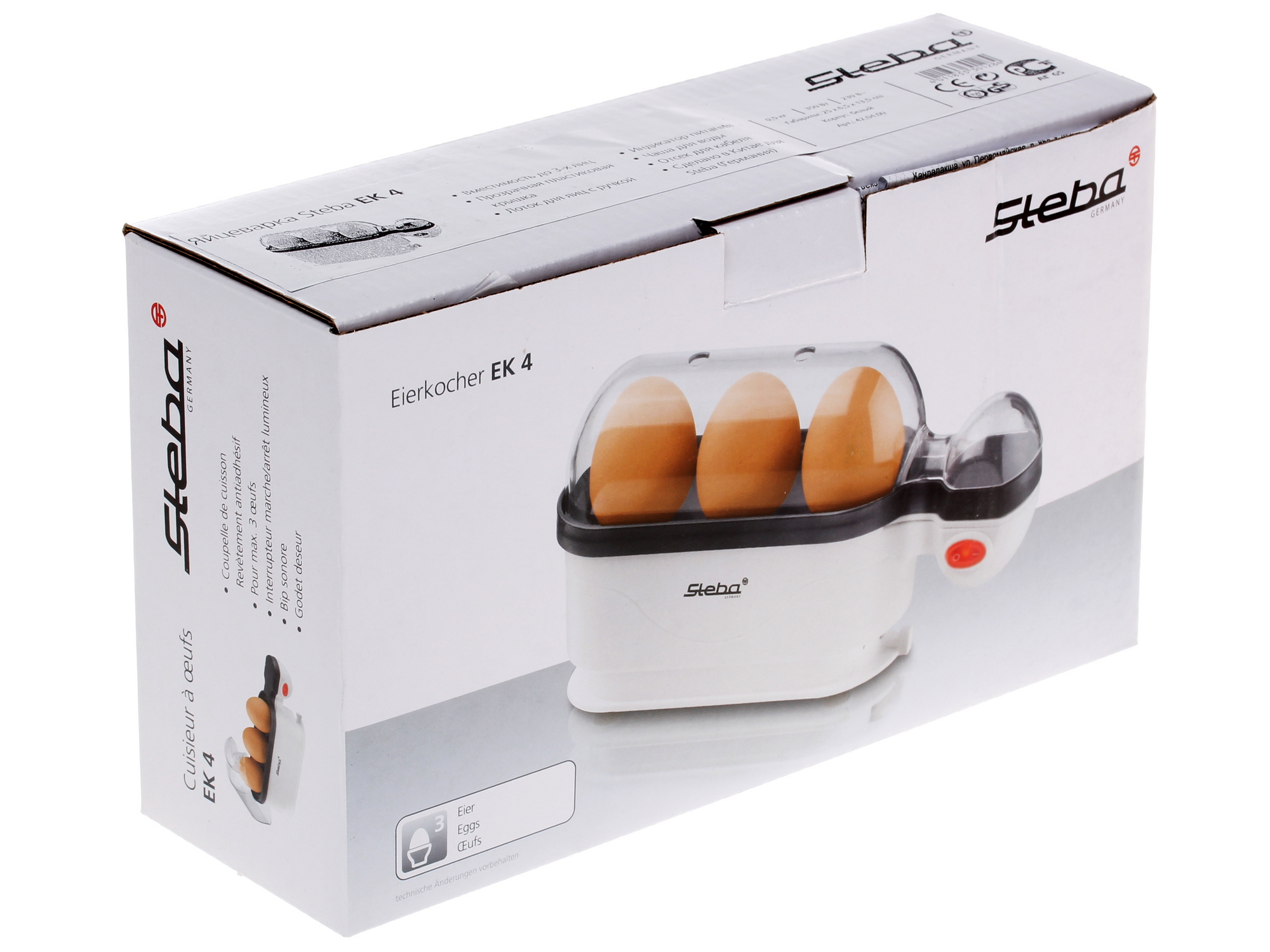 6716859 Яйцеварка Steba EK 4 белый STDN-0017014 - Вид №5