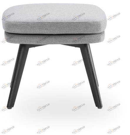 ROSSIN Подставка для ног из ткани Cleo wood sun-id-1440788