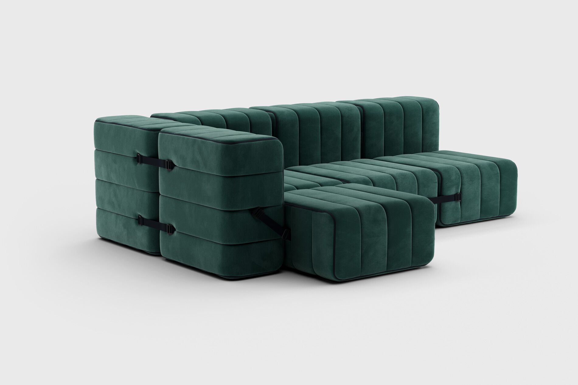 Модульный угловой диван из ткани AMBIVALENZ Curt ARCH-00061719 - Вид №5