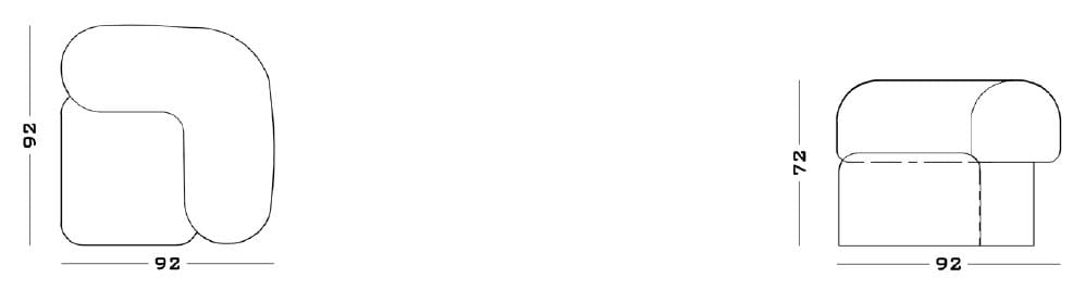 Тканевое кресло Secolo Yemeni ARCH-00060119 - Вид №2