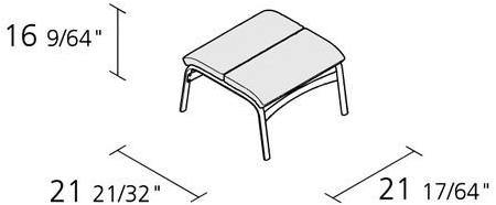 Alias Подставка для ног из ткани Frame sun-id-1395744 - Вид №2