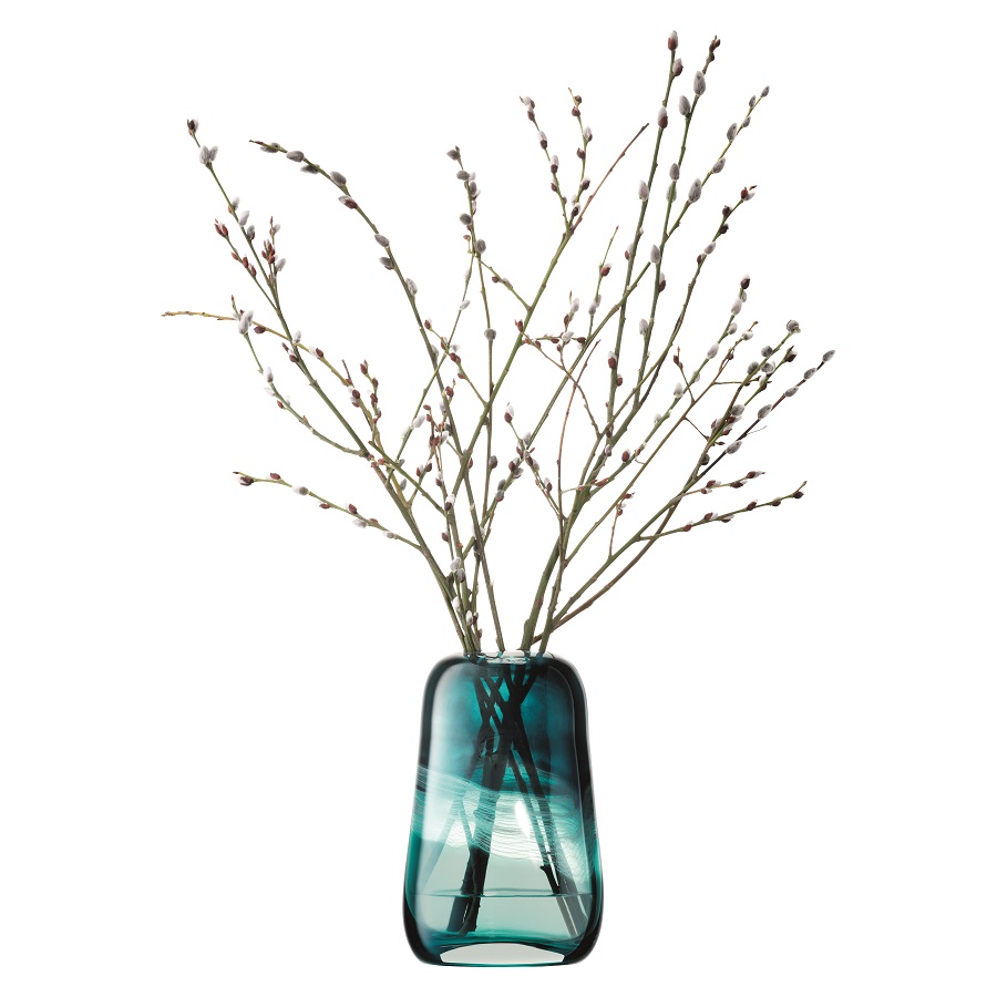 Ваза forest В, 33 см, сине-зеленая LSA INTERNATIONAL ДИЗАЙНЕРСКИЕ 253449 Синий  - Вид №2
