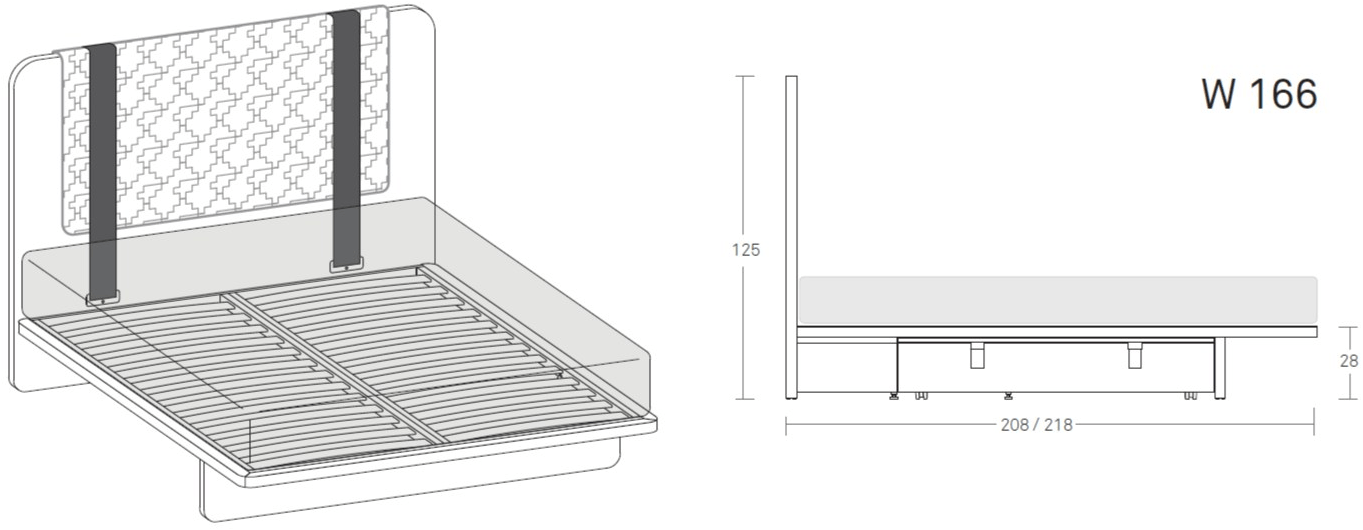 Caccaro Двуспальная кровать из дерева sun-id-1427584 - Вид №5