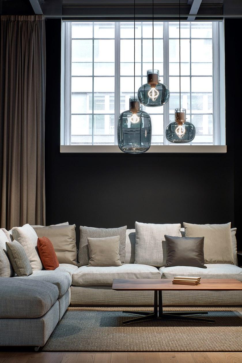 BROKIS Подвесной светильник из дутого стекла Awa Pc1130-29 - Вид №1