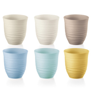 17950352 Набор стаканов tierra, 350 мл, разноцветный, 6 шт. Guzzini