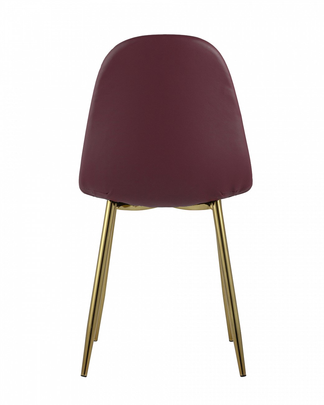 Стул со спинкой красный с золотыми ножками "Валенсия" STOOL GROUP ДИЗАЙНЕРСКИЕ, ИНТЕРЬЕРНЫЕ 00-3881778 Красный  - Вид №2