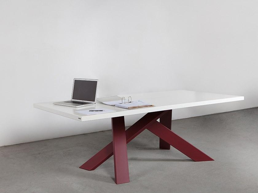 Wissmann raumobjekte Прямоугольный стол из стали и дерева  611  - Вид №6