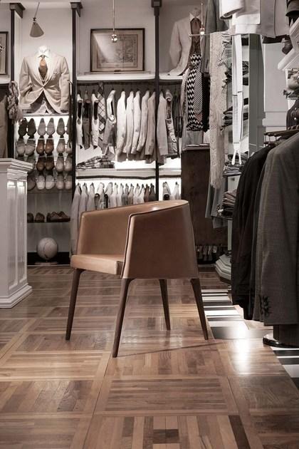 Frigerio Salotti Мягкое кожаное кресло с подлокотниками Jackie sun-id-1455010 - Вид №2