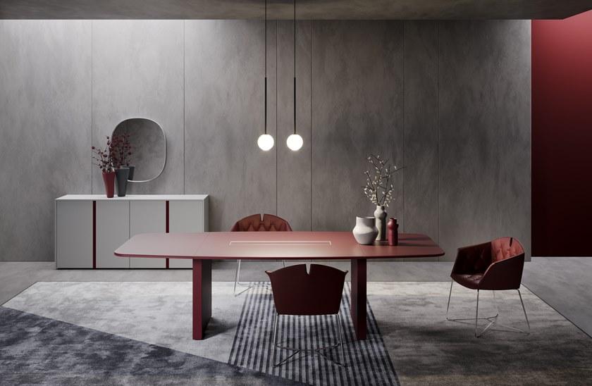 PROF Прямоугольный стол для совещаний с системой управления кабелями Slim sun-id-1395706 - Вид №11