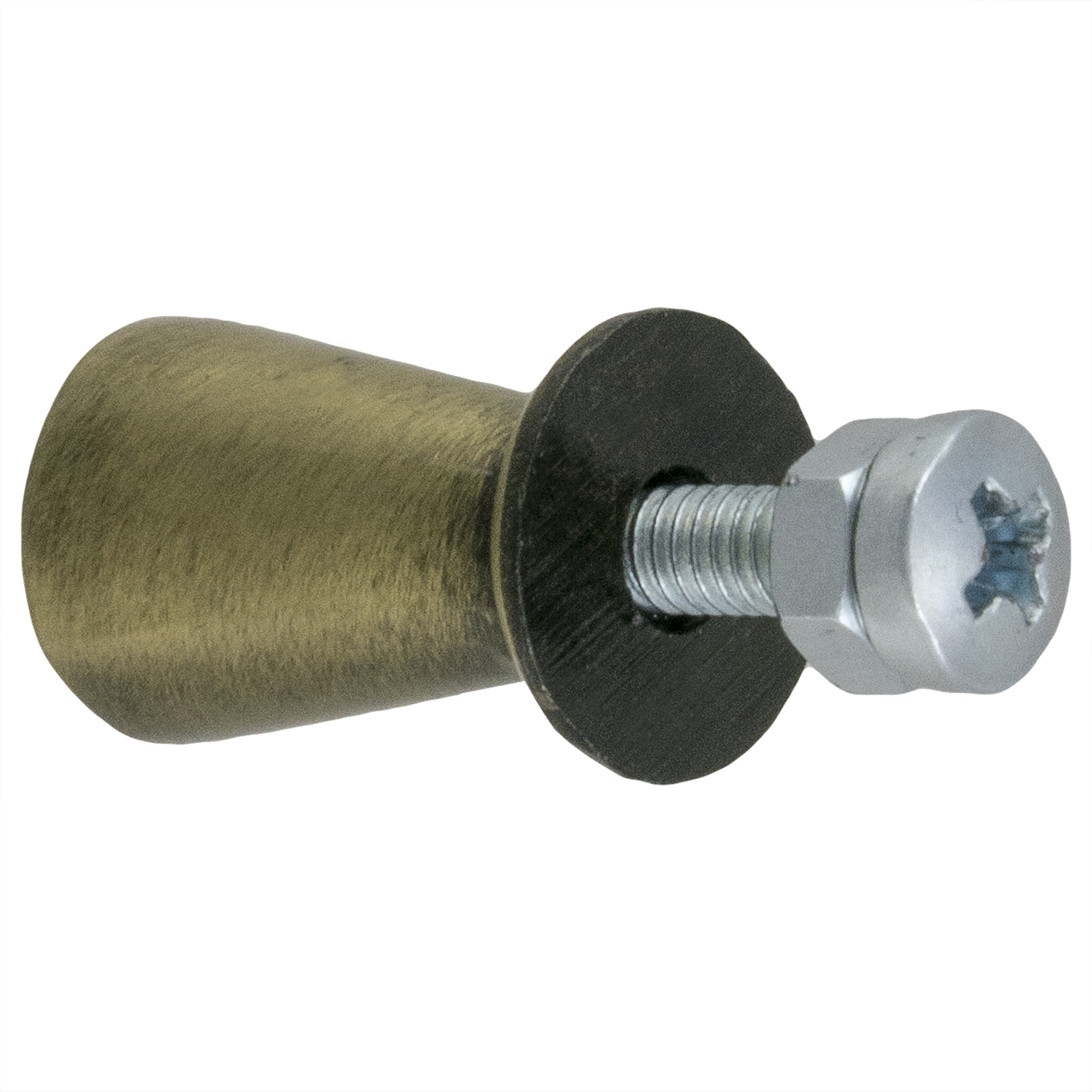 18236311 Ручка-кноб 13 мм металл цвет бронза STLM-0010048 KERRON  - Вид №1