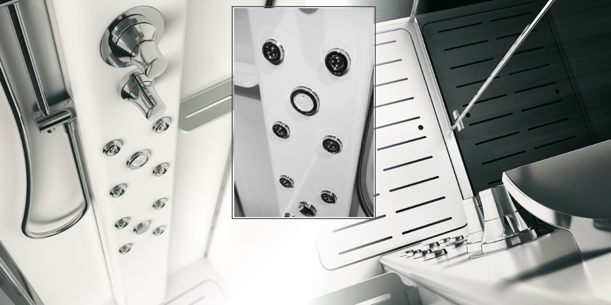 Душевая кабина PLAY 90 TB 9547-223A Sx Jacuzzi 9547223ASX - Вид №1