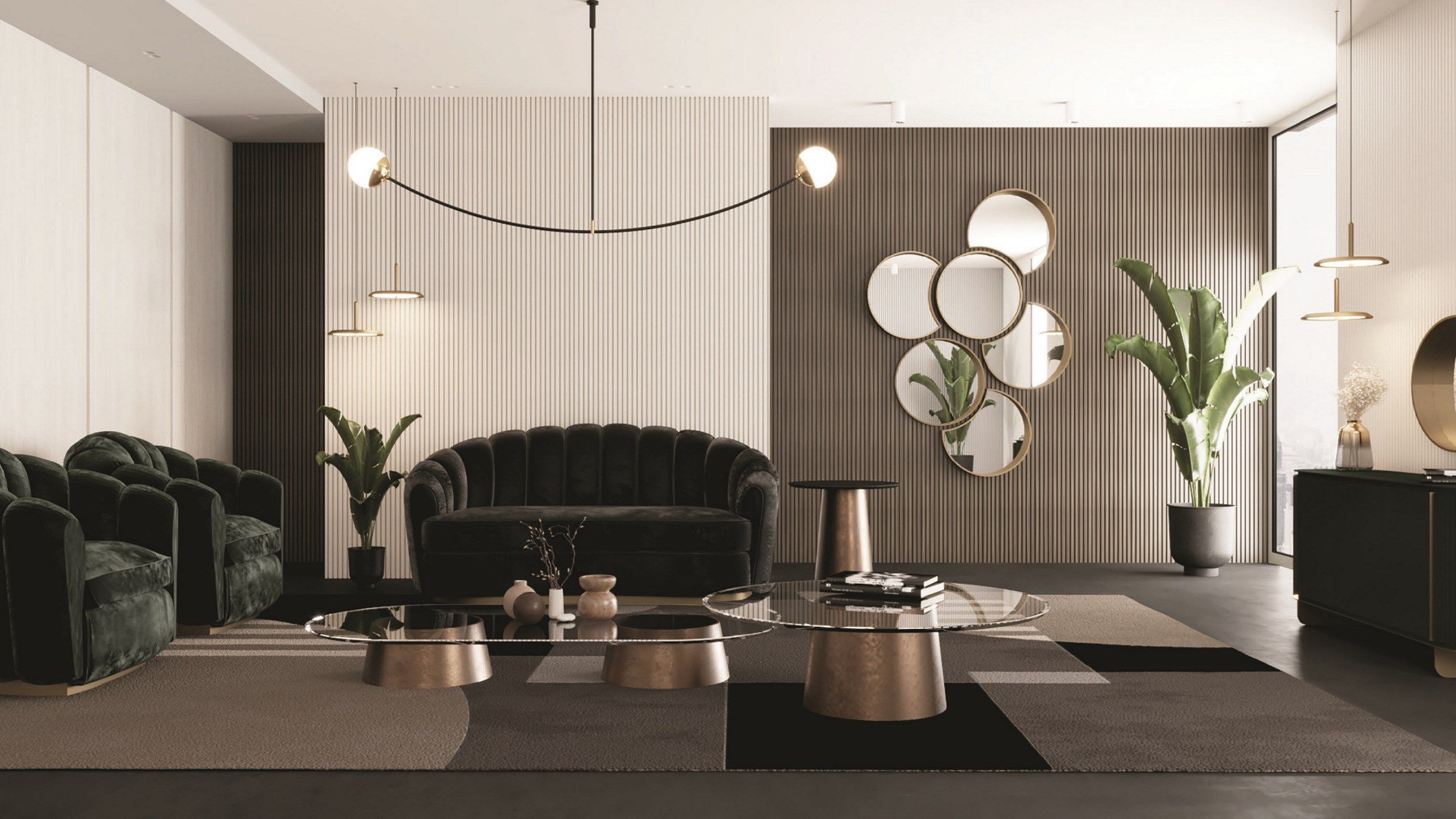 Состав настенных зеркал CASA +39 ENCORE Италия ARCH-00063212 - Вид №2