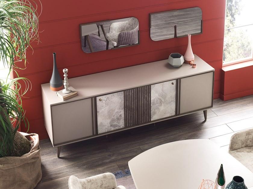 Enza Home Буфет из лакированной древесины с распашными дверцами Praga sun-id-1365724 - Вид №2