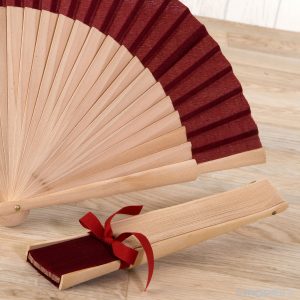 WA193.23 Декорированные ткани и Деревянный Веер Dekoraniaevents Bodas Слоновая Кость