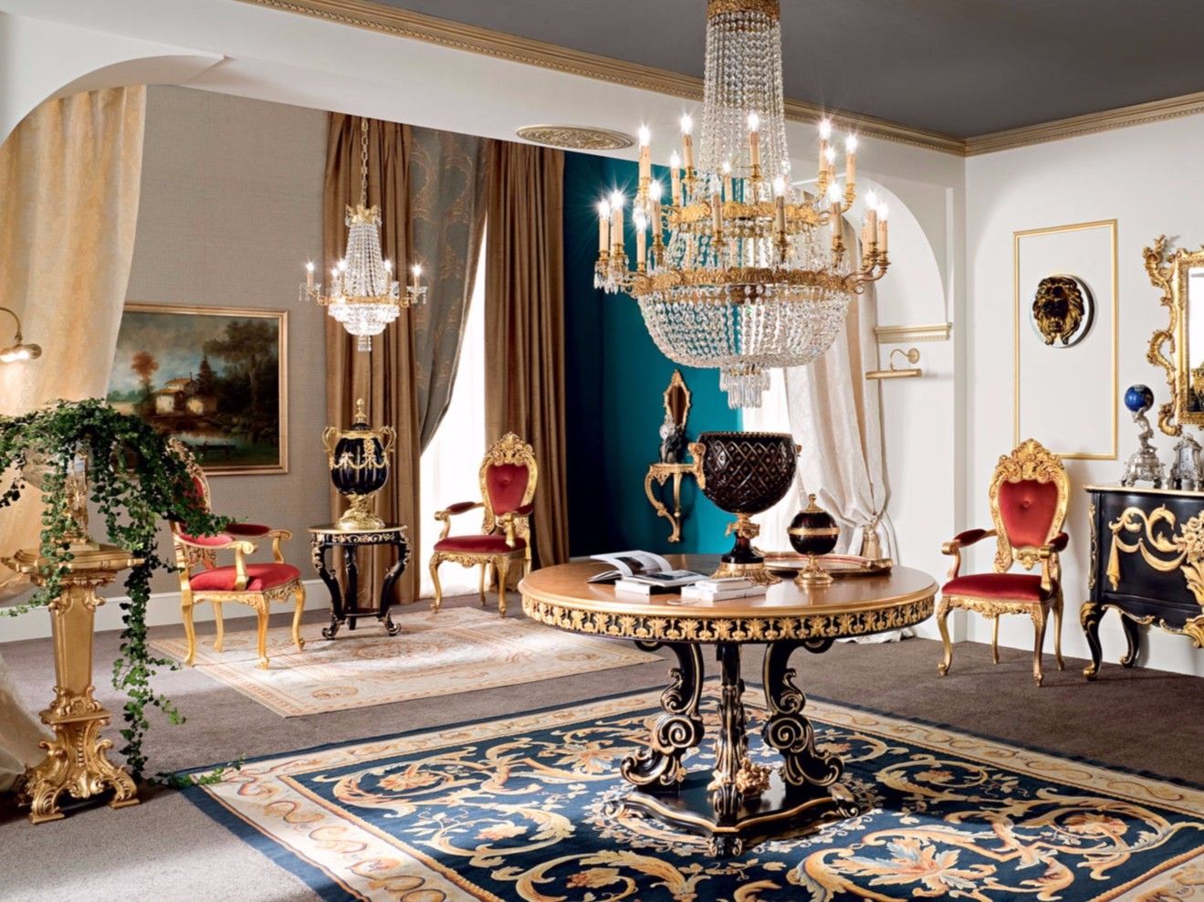 Круглый стол для гостиной Modenese Luxury Interiors Bella Vita ARCH-00039230 - Вид №3