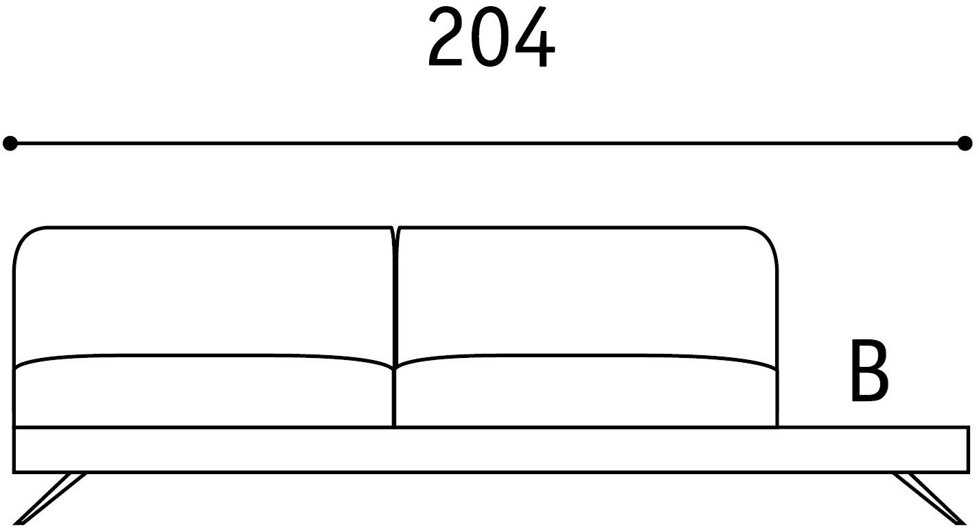 Febal Casa Угловой кожаный диван с подголовником Scena sun-id-1466528 - Вид №15