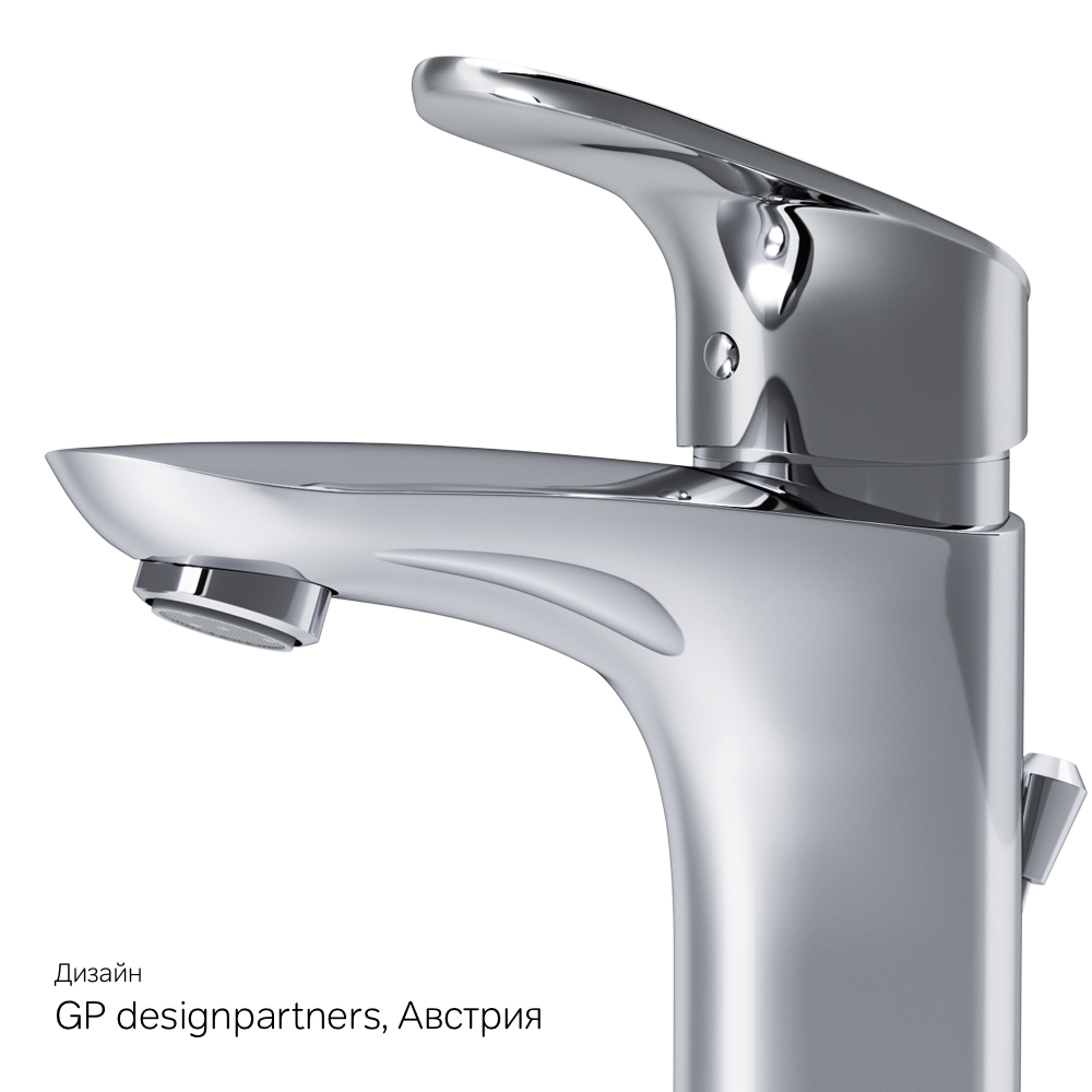 F8092116 смеситель для умывальника с донным клапаном излив 110 мм хром шт AM.PM Like - Вид №7