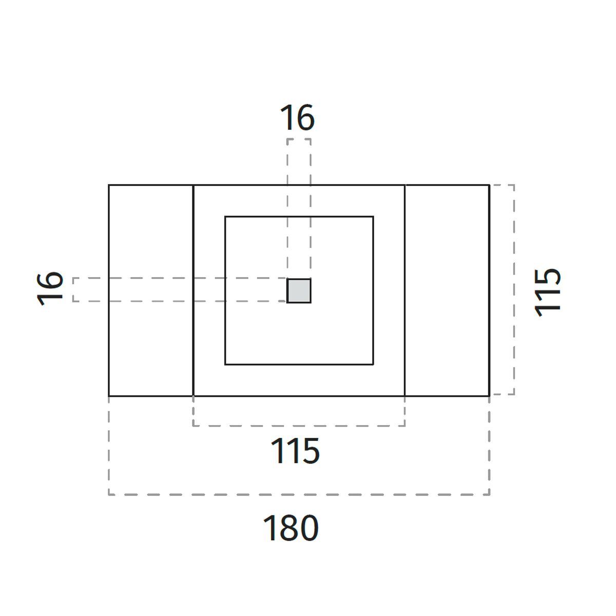Cristaly ® утопленный светодиодный прожектор 9010 novantadieci MINILED QUADRO ARCH-00146683 - Вид №2