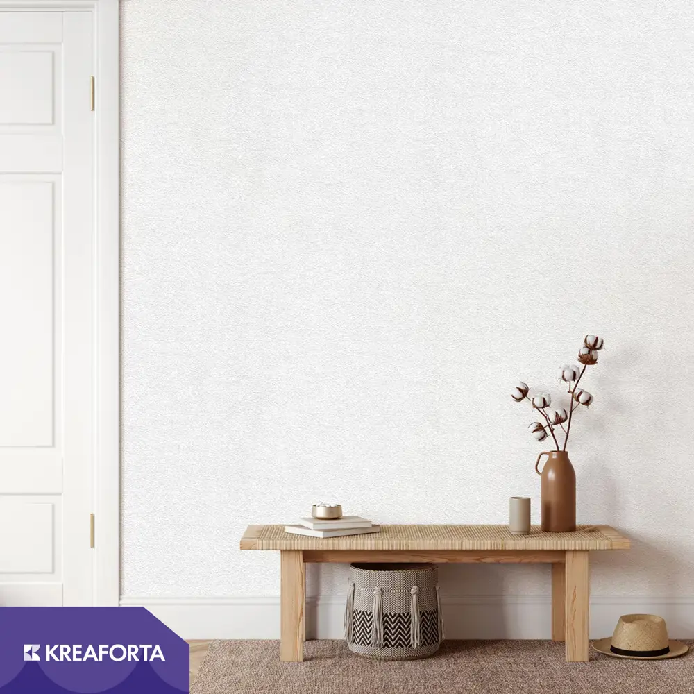 Обои флизелиновые KREAFORTA Метелица белые 1.06 м 44015-11 STLM-2134516 - Вид №2