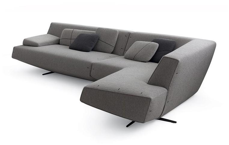 Poliform Угловой диван с тканевой обивкой sun-id-1429650 - Вид №1