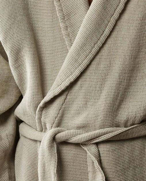 Society Limonta Халат с шалевым воротником из мягкого хлопка Tredi sun-id-1400914 - Вид №1