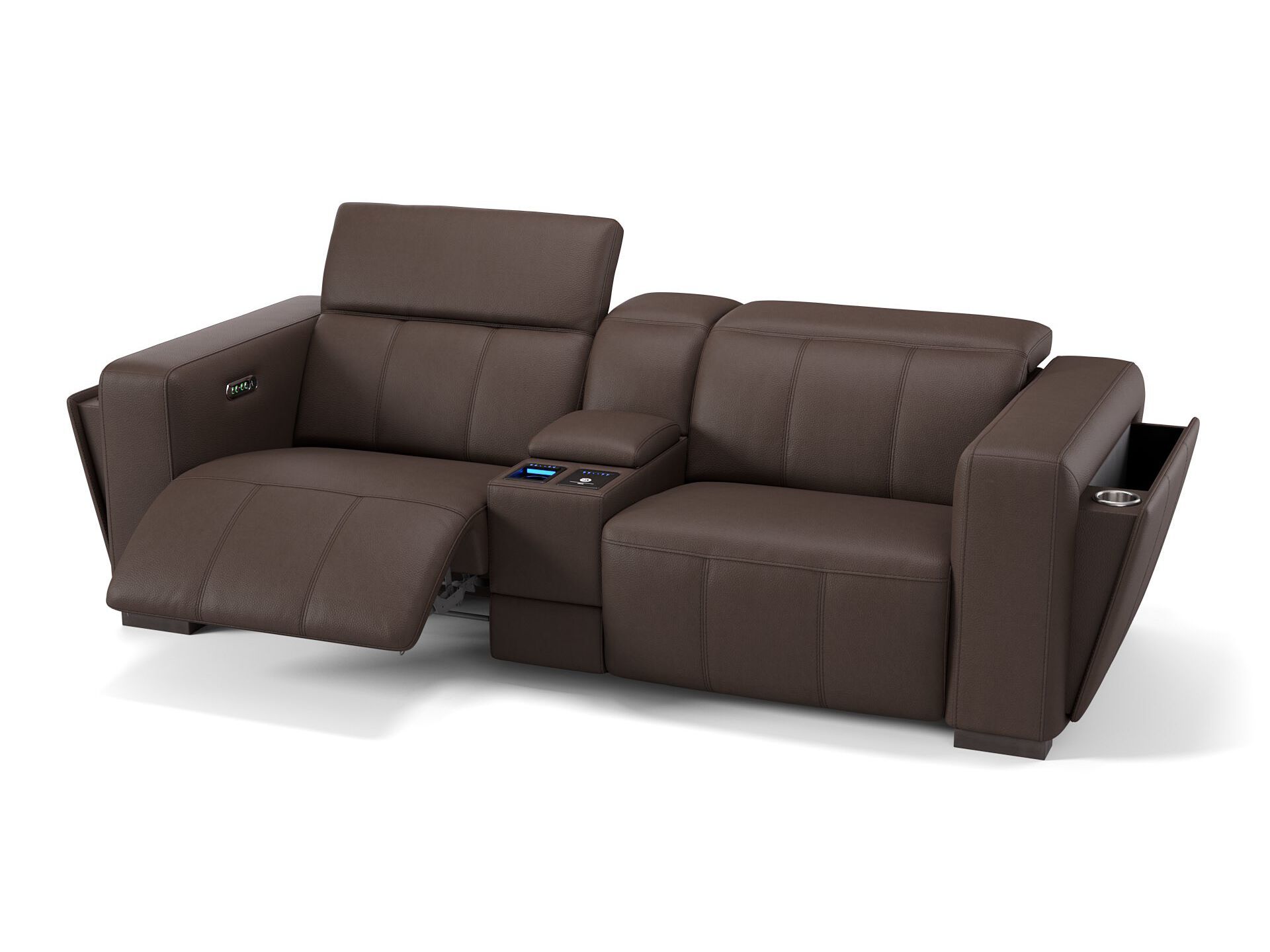 2-местный кожаный диван Sofanella Ancona Kino ARCH-00072346