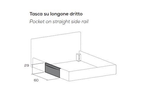 Съемная мягкая двуспальная кровать Nidi ARIAL ARCH-00092607 - Вид №3