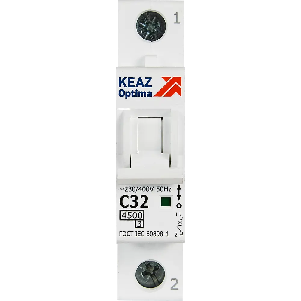 Автоматический выключатель КЭАЗ Opti Din BM63 32А для надежной защиты электросети 89206664 STLM-1111415 - Вид №1
