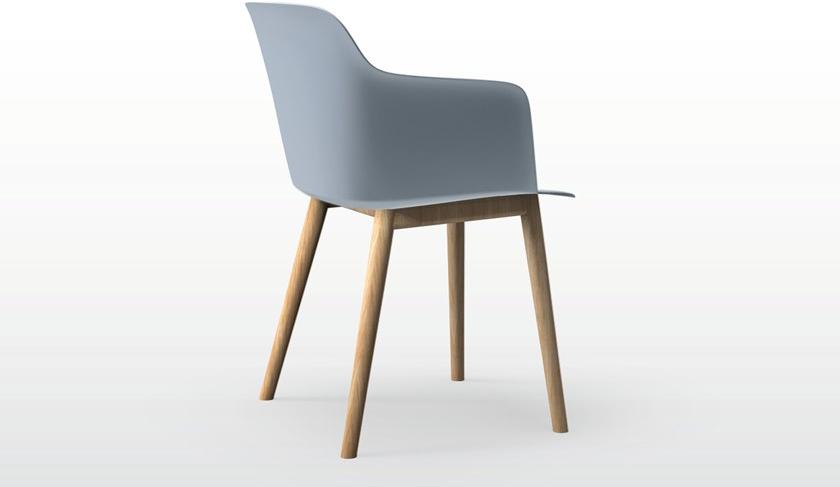 Quinti Sedute Стул с подлокотниками Deep plastic sun-id-1377072 - Вид №1