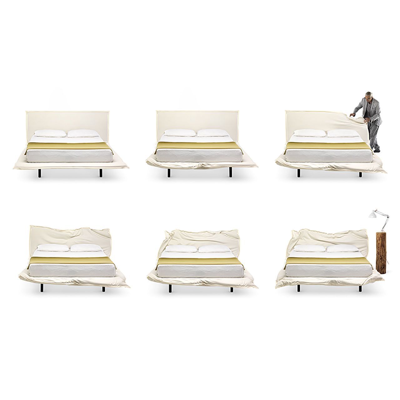 Мягкая кровать из ткани Mogg BIG HUG ARCH-00043300 - Вид №6