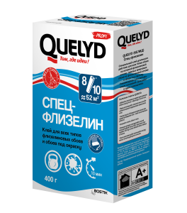 Клей для флизелиновых обоев Quelyd Спец-Флизелин 400 г 86582067
