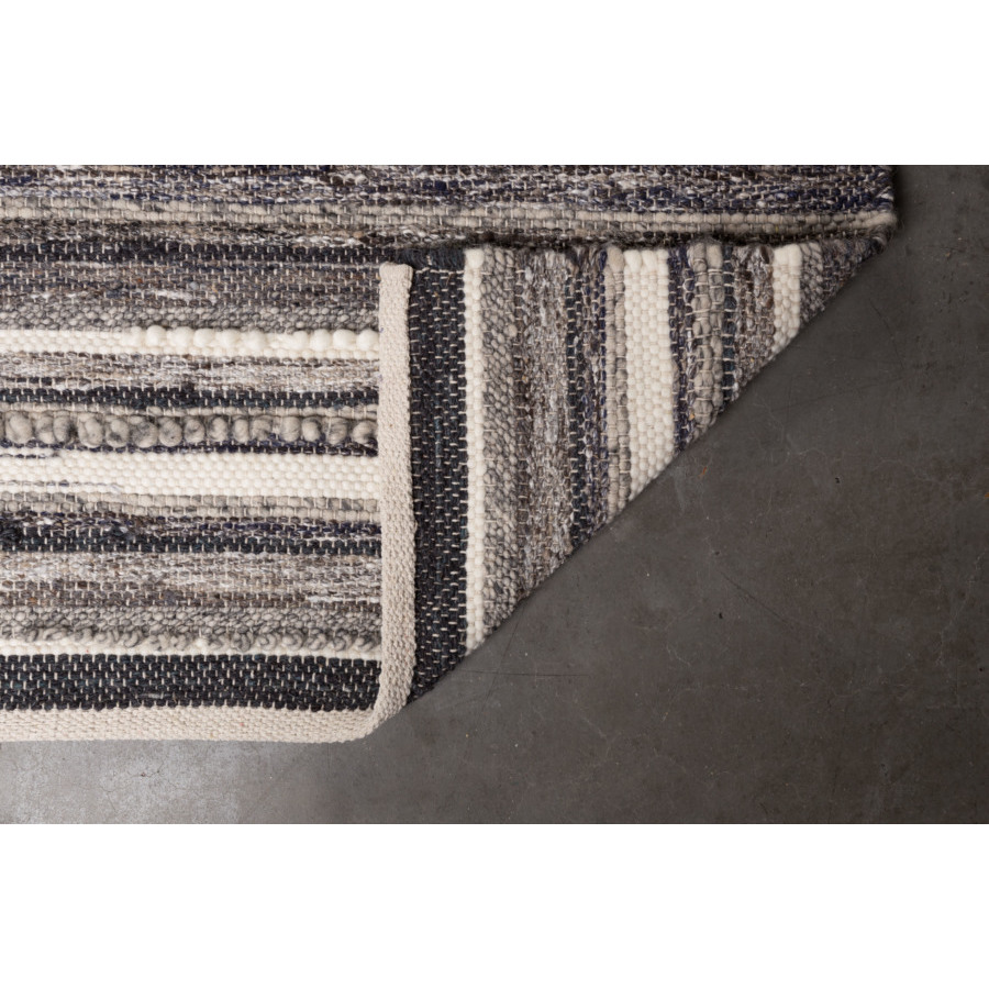 Ковер Carve 170х240 см, черно-белый Dutchbone 6000094 - Вид №4