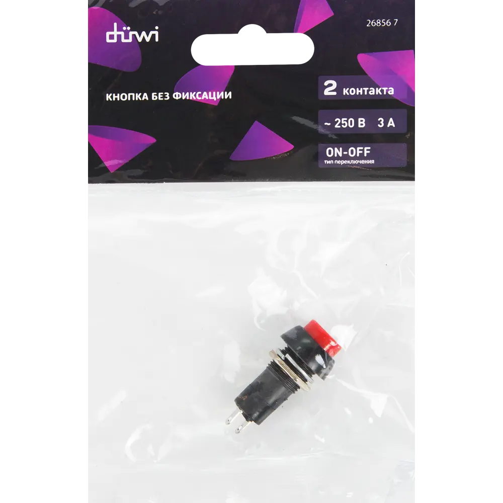 82631612 Выключатель-кнопка Duwi PBS-11В STLM-1110425 Santreyd  - Вид №4